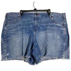 Lane Bryant ‎ Blue Jean Short Plus Size 24 Women